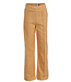 Wide leg sweat pants soft yellow
