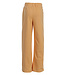 Wide leg sweat broekje Abricot Geel