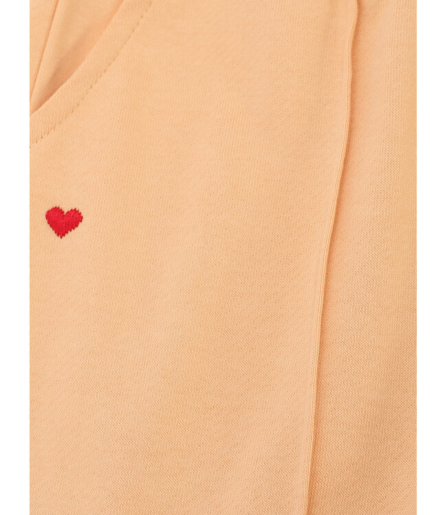 Wide leg sweat pants soft yellow