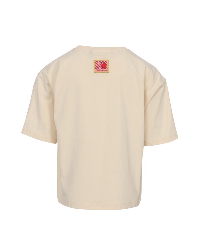 Cropped T-shirt Creamy Heart