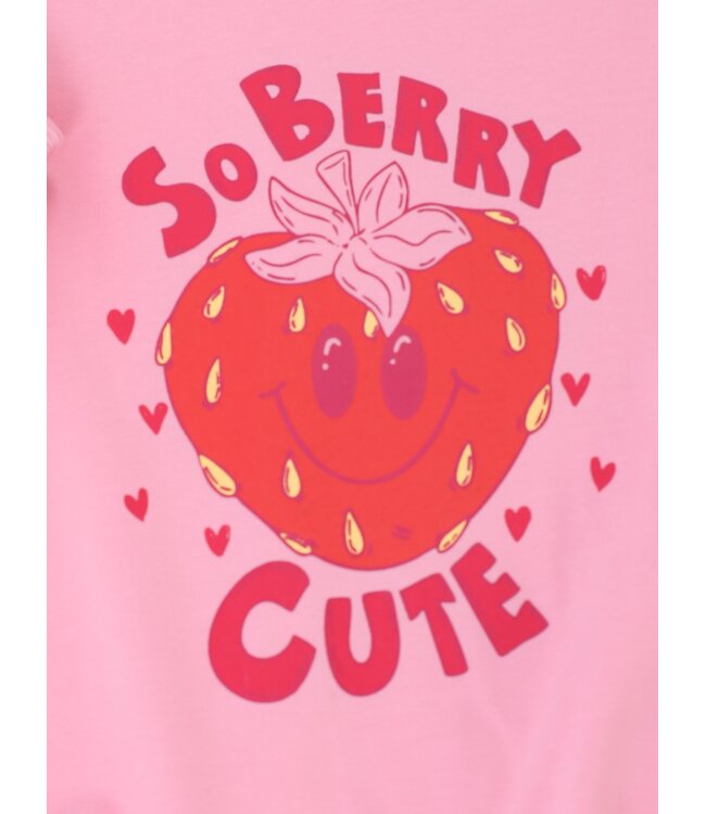 Zartrosa T-Shirt „So Berry Cute“
