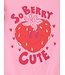 Zartrosa T-Shirt „So Berry Cute“