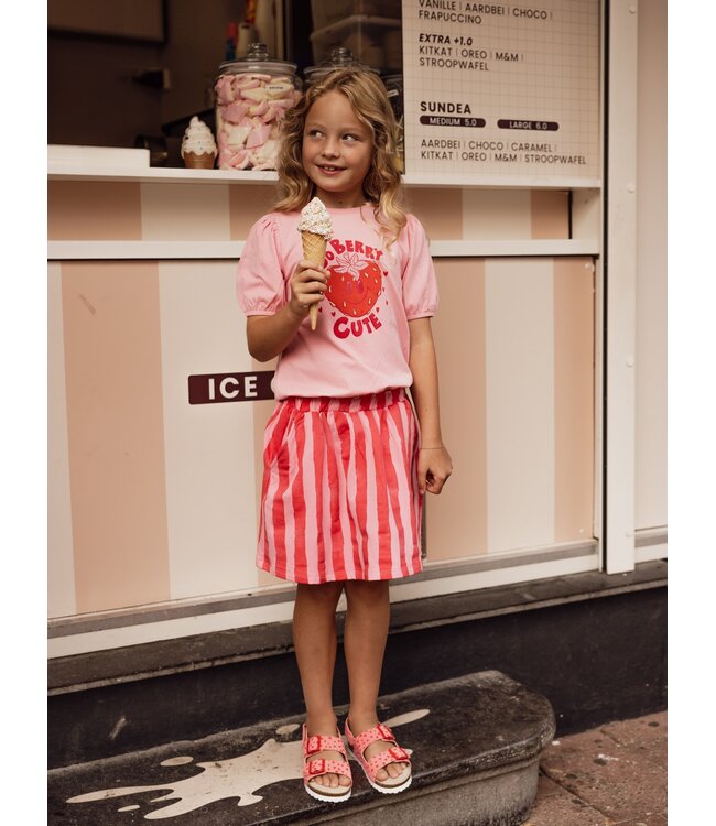 Zartrosa T-Shirt „So Berry Cute“