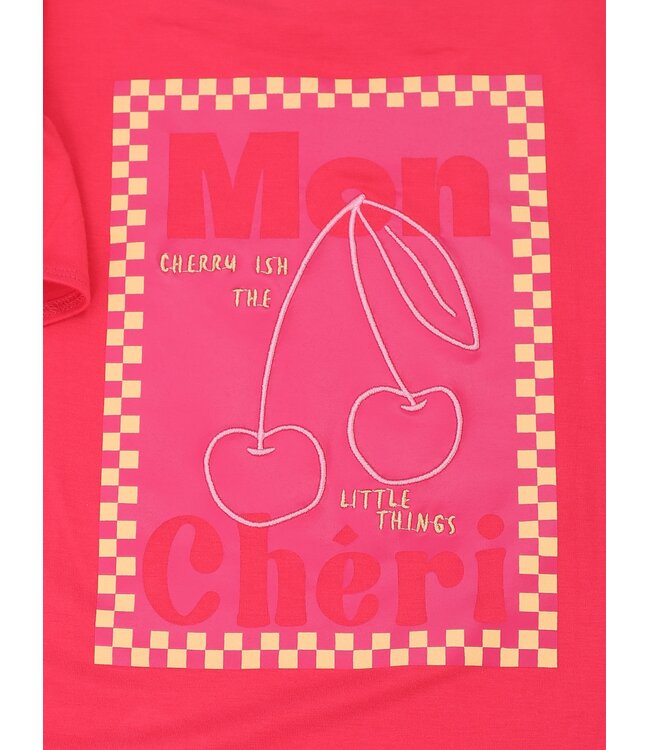 T-shirt Viskose Poppy Rot