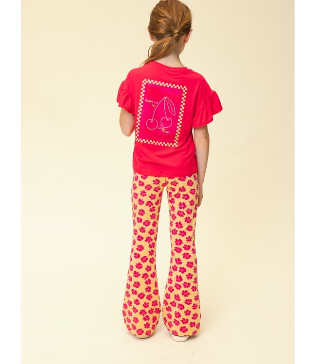 T-shirt Viskose Poppy Rot