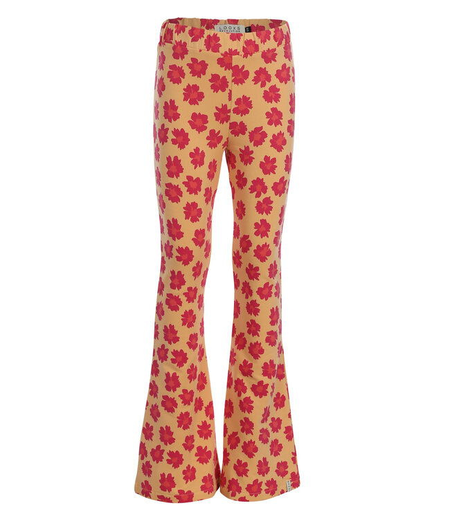 Flared sweat broekje Wildflower
