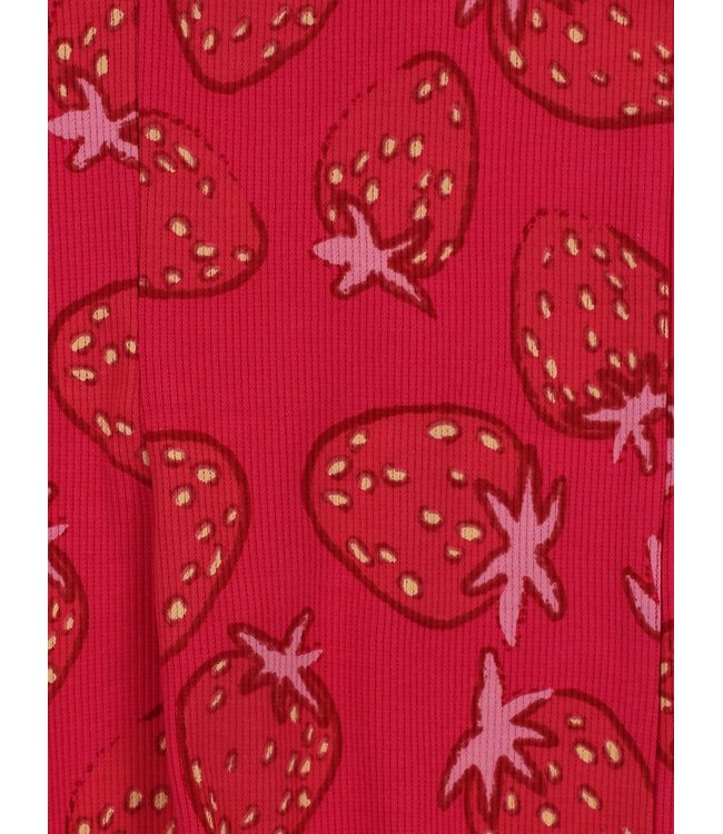 Rib jersey slim fit shorts Strawberry fields