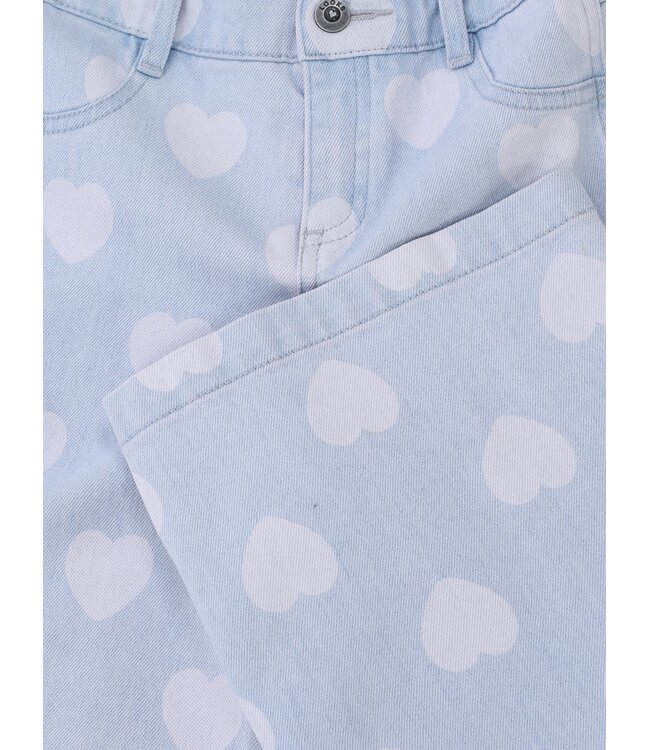 Jeans Herzchenmuster
