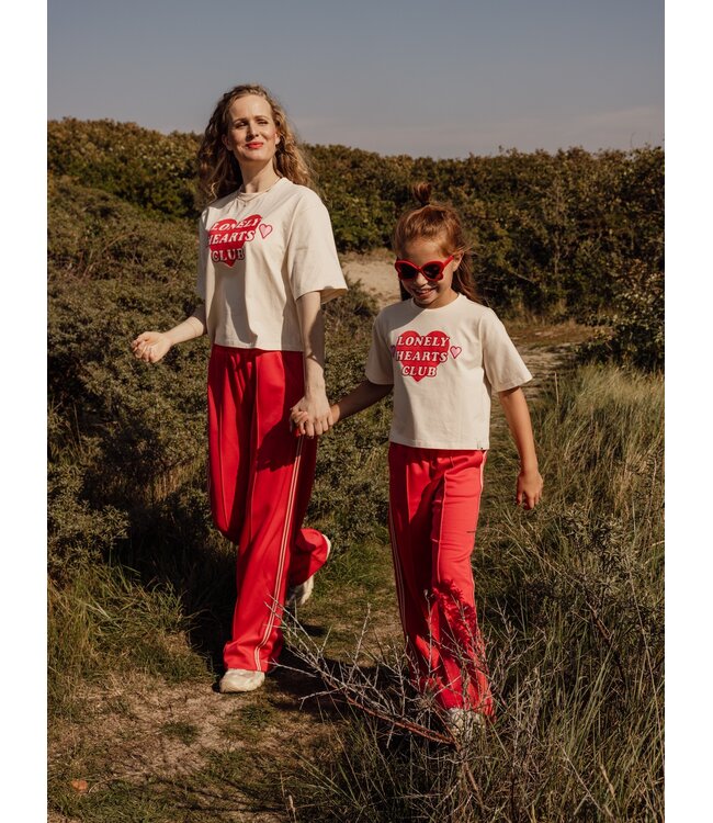 Cropped T-shirt Creamy Heart