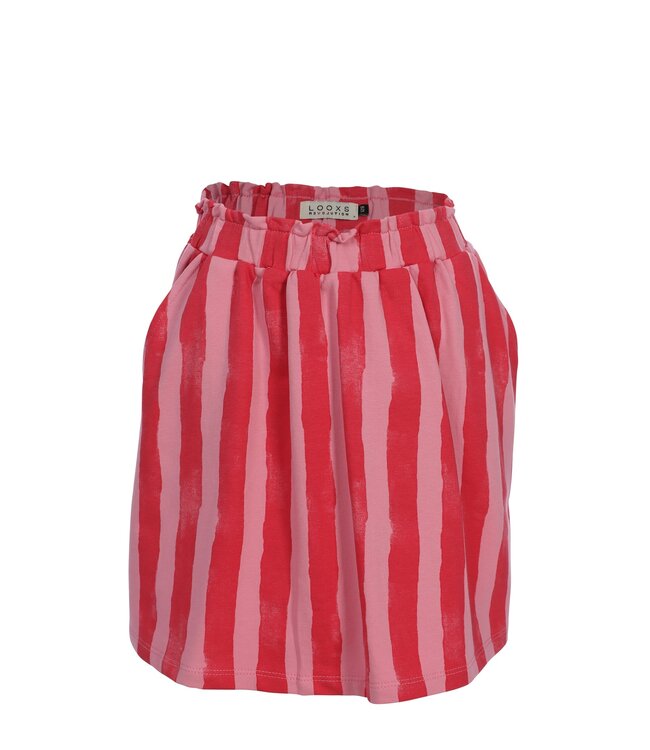 Sweat skirt striped