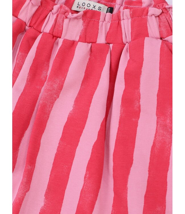 Sweat skirt striped
