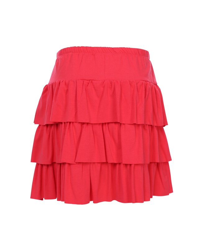 viscose rokje Poppy rood