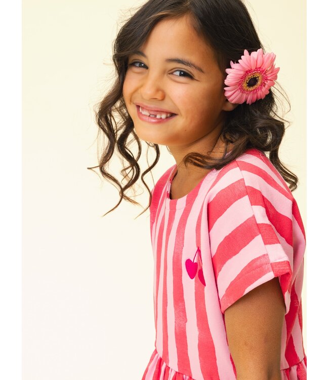 Gestreiftes kleid Sweat Jersey