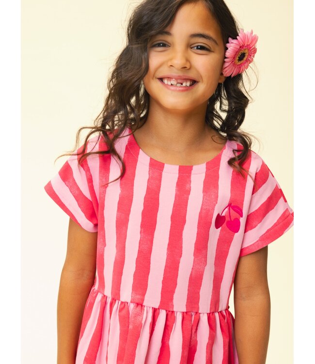 Gestreiftes kleid Sweat Jersey