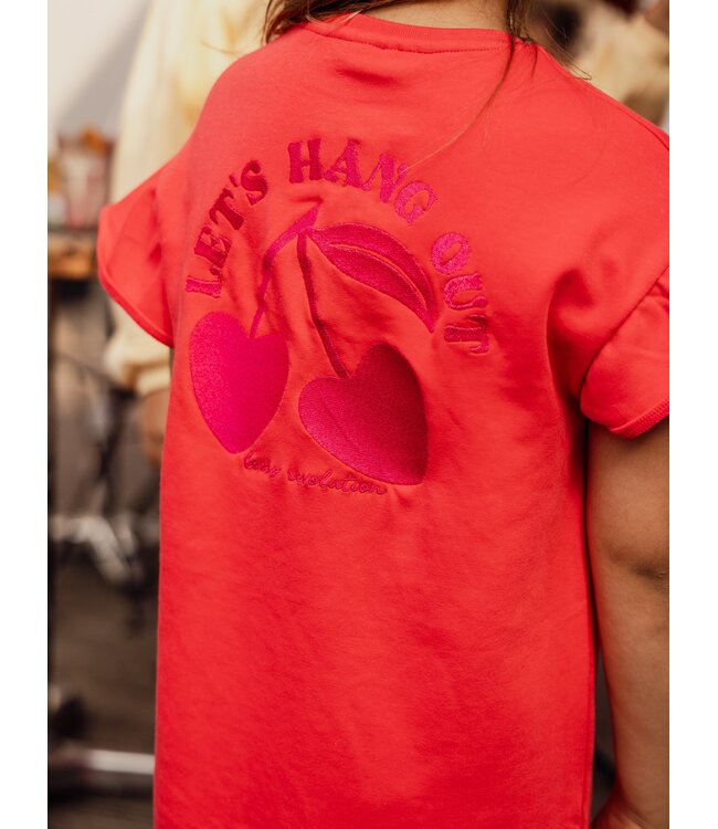 Sweater dress Poppy Red