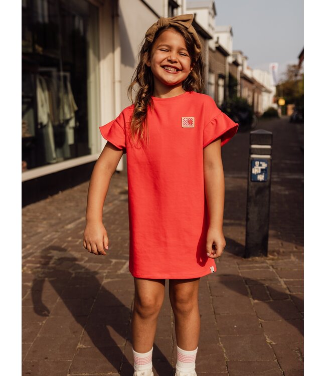 Sweater jurk Poppy Red