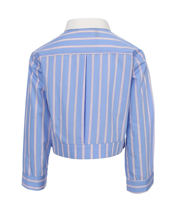 Blouse Gestreept met witte kraag