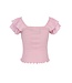Soft Pink Ruffle top