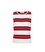 Knitted top striped Red / White
