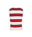 Knitted top striped Red / White