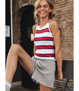 LOOXS 10sixteen Gebreide Viscose top gestreept