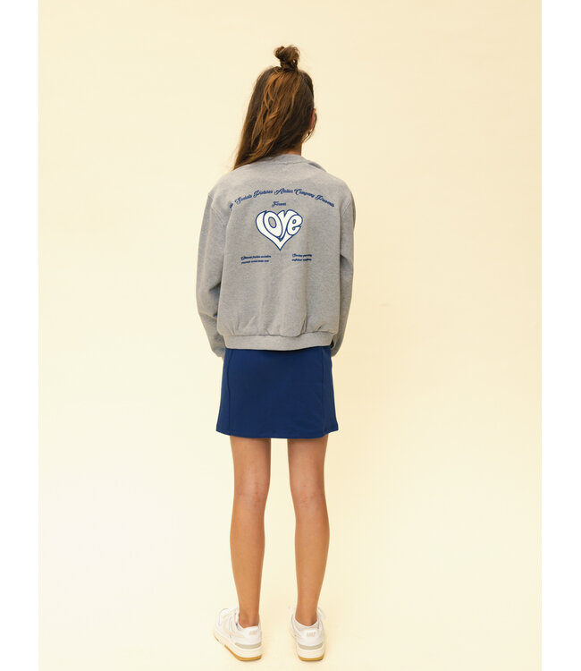 Sweat cardigan Grey Melee