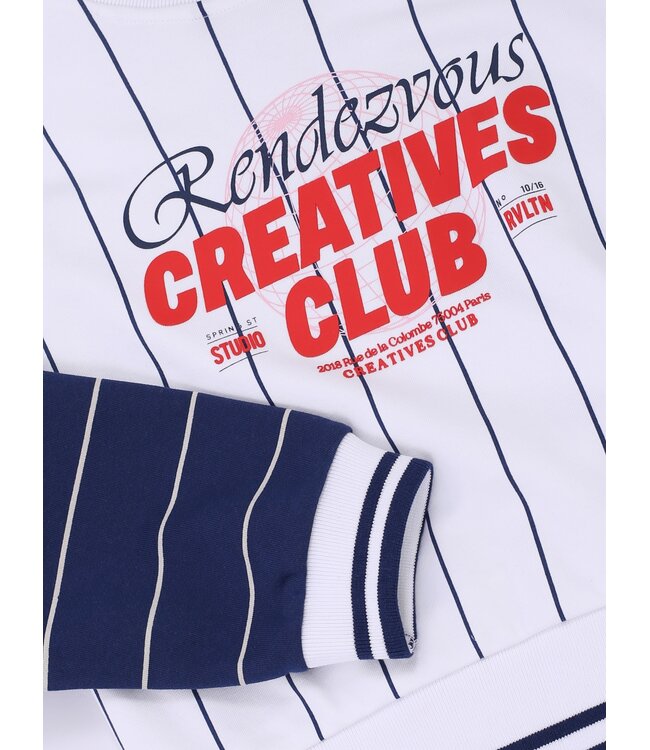 Baseball sweater loose fit