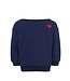 Boat neck sweater Navy