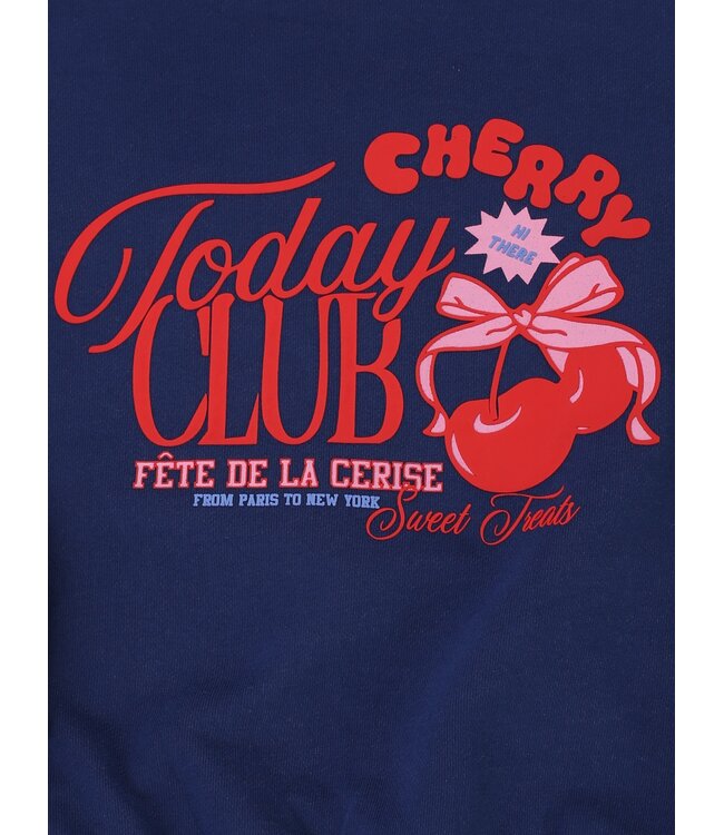 Boat neck sweater Navy