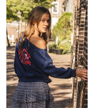 LOOXS 10sixteen Boat neck sweater Navy