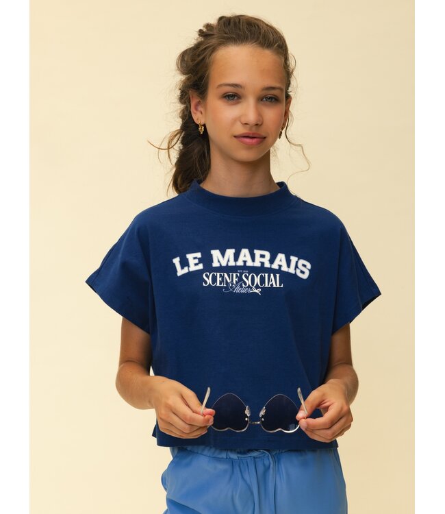 T-Shirt Marineblau