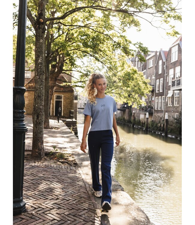 Marineblaue sporty Hose