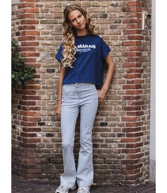 LOOXS 10sixteen Flared denim stretch gestreept