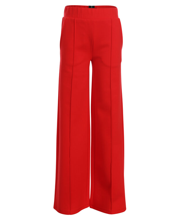 Sweat pants Straight Leg Red Viscose