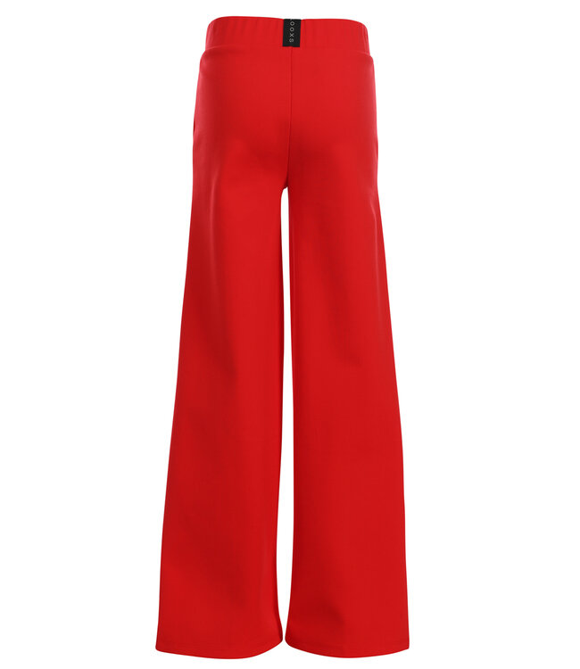 Sweat pants Straight Leg Red Viscose