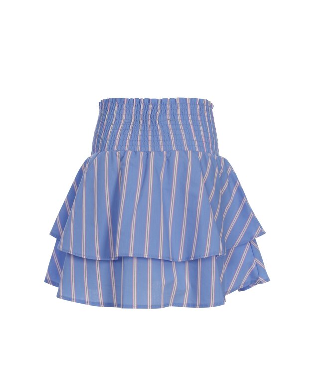 Skort blue and pink stripe
