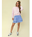 Skort blue en pink gestreept
