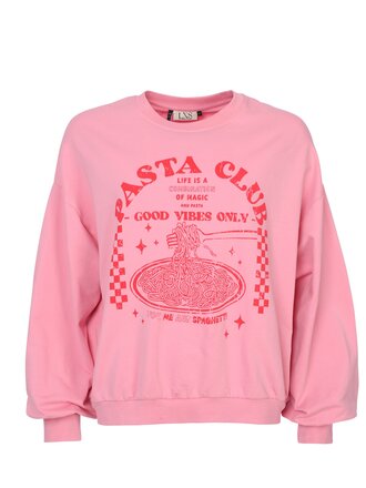 LXS the female concept LXS Weichrosa Pullover Pasta Club
