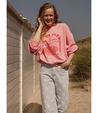 LXS the female concept LXS Weichrosa Pullover Pasta Club