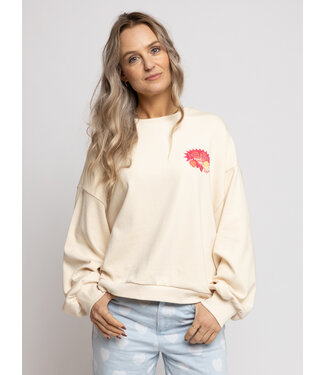 LXS the female concept LXS Sweater Creamy backprint