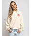 LXS the female concept LXS Sweater Creamy backprint