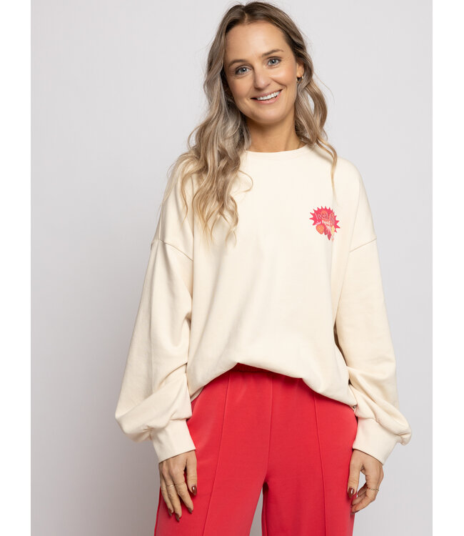 LXS Sweater Creamy backprint