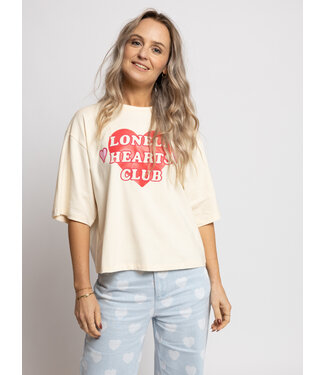 LXS the female concept LXS Creamy Heart T-shirt