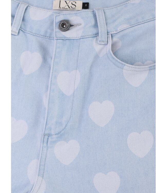 LXS Denim wide leg Hearts