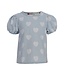 Denim Blouse Bleach Hearts 