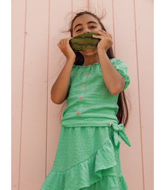 LOOXS Little Green top Crincle