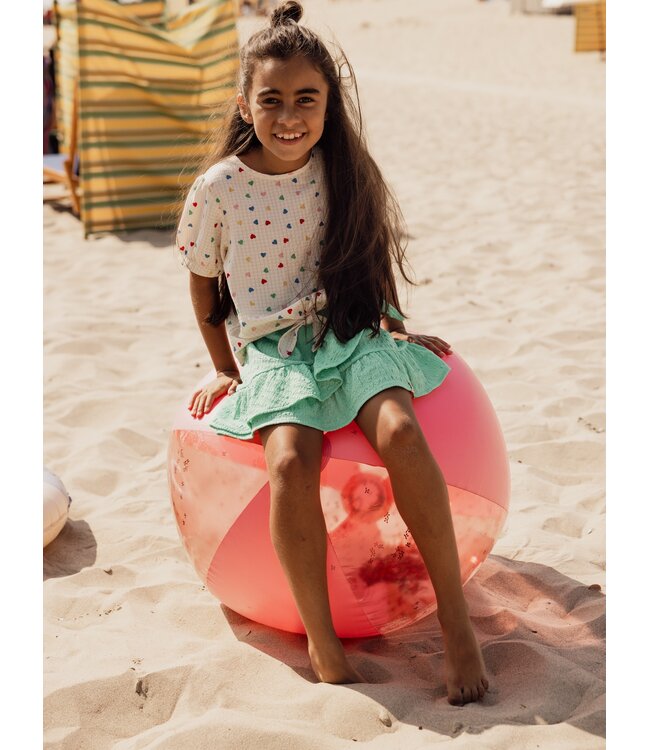 Blouse Offwhite Little Hearts