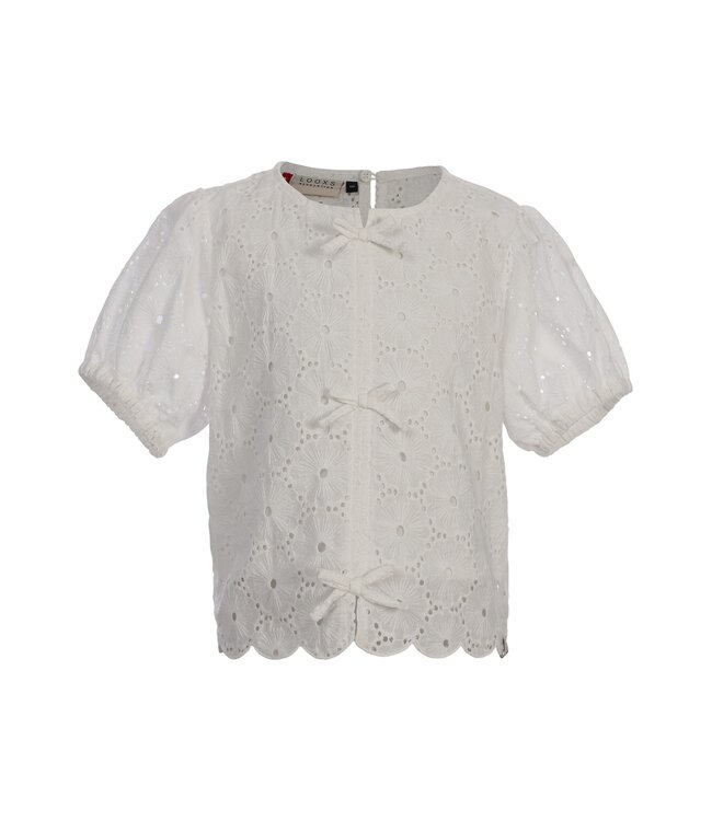 Blouse broderie anglaise White