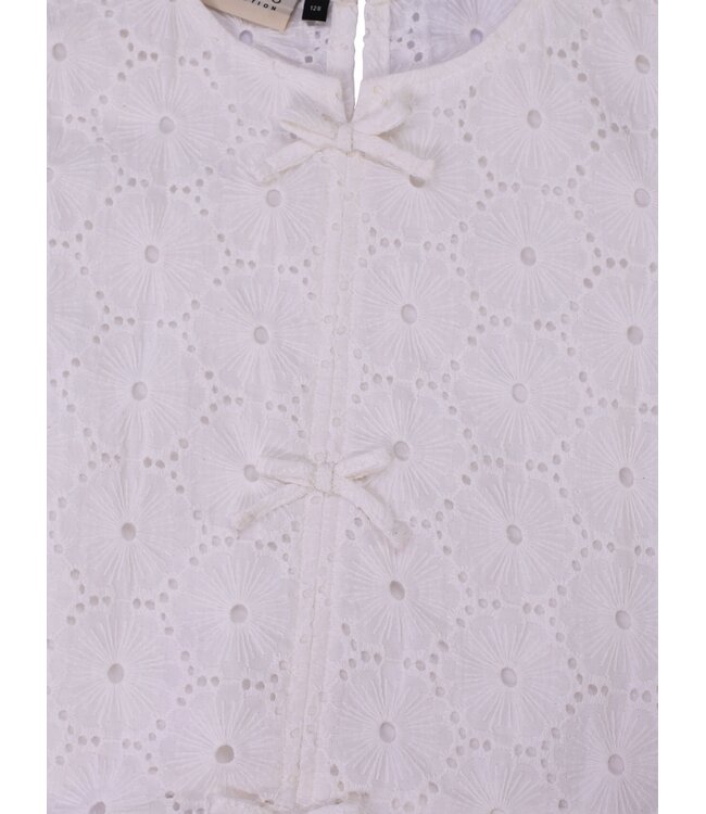 Blouse broderie Anglaise Wit