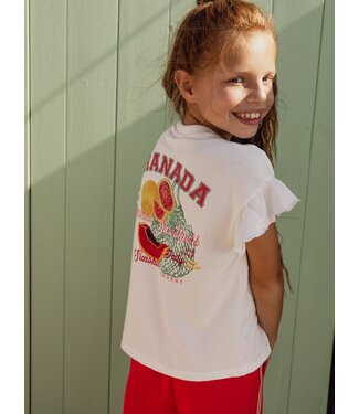 LOOXS Little Mouwloze top Offwhite